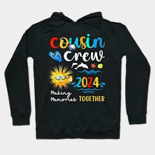 Cousin Crew 2024 Summer Vacation Beach Family Trips Matching Hoodie